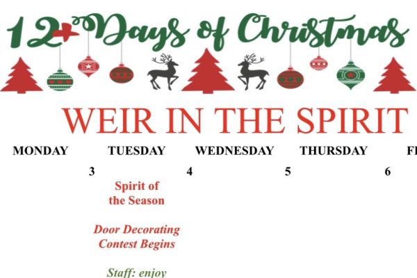 Holiday Cheer's at Weir